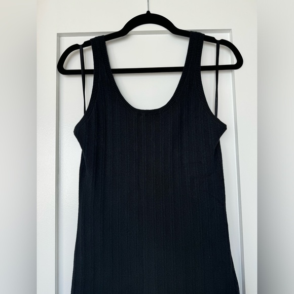 Abercrombie & Fitch | NWT Black Midi Tank Dress Large - Picture 3 of 7